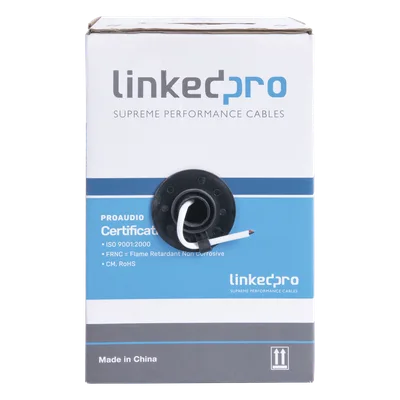Cable para Bocina / 2x18 AWG / Bobina 152 m (500 ft) / Conductor de Cobre / Blanco