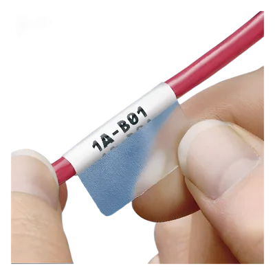 Etiquetas Auto-Laminadas / 1000 pzas / 32 por hoja / 6.1 a 12.2 mm (0.24 a 0.48') / 8-4 AWG / Amarillo