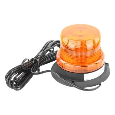 Mini Burbuja LED / Ámbar / Montaje Magnético / 12-80 VCC / 5.6" Diámetro / SAE J845 Clase III / -30°C a 50°C
