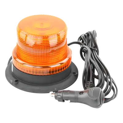 Mini Burbuja LED / Ámbar / Montaje Magnético / 12-80 VCC / 5.6" Diámetro / SAE J845 Clase III / -30°C a 50°C