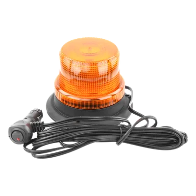 Mini Burbuja LED / Ámbar / Montaje Magnético / 12-80 VCC / 5.6" Diámetro / SAE J845 Clase III / -30°C a 50°C