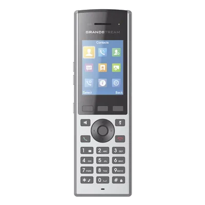 Teléfono IP DECT Inalámbrico / Alcance 400 m (1312.3 ft) / 10 Cuentas SIP / Pantalla LCD 2.4 Pulgadas / 40 Horas Conversación / Audio Full HD