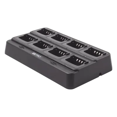Cargador de Escritorio / 8 Cavidades / Dual Química Ni-MH y Li-Ion / 15 V 8 A / 100-240 VCA