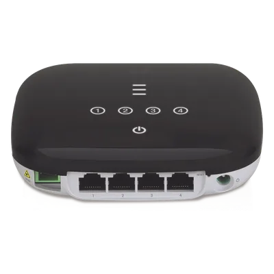 CPE GPON / Wi-Fi 802.11n / 2.488 Gbps Downstream / 4 Puertos LAN Gigabit / PoE Pasivo 24V / 128 Dispositivos