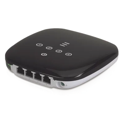 CPE GPON / Wi-Fi 802.11n / 2.488 Gbps Downstream / 4 Puertos LAN Gigabit / PoE Pasivo 24V / 128 Dispositivos
