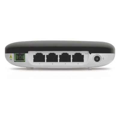 CPE GPON / Wi-Fi 802.11n / 2.488 Gbps Downstream / 4 Puertos LAN Gigabit / PoE Pasivo 24V / 128 Dispositivos