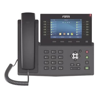 Teléfono IP Empresarial / 20 Líneas SIP / Pantalla Táctil 5' / 60 Teclas DSS / Bluetooth / PoE 802.3af / Dual Gigabit / Video H.264