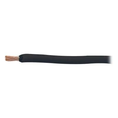 Cable Eléctrico THW-LS / 4 AWG / 19 Hilos / 100 m (328 ft) / Cobre Suave / Negro / Intemperie