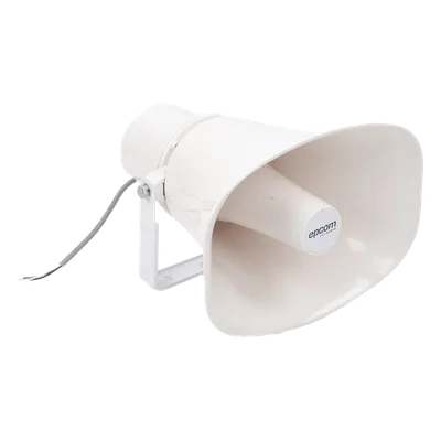 Altavoz para Exterior / Tipo Trompeta / 15-30W / 70/100V / IP66 / ABS / Bracket Metálico