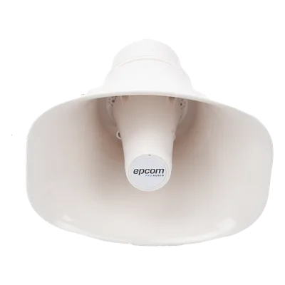 Altavoz para Exterior / Tipo Trompeta / 15-30W / 70/100V / IP66 / ABS / Bracket Metálico