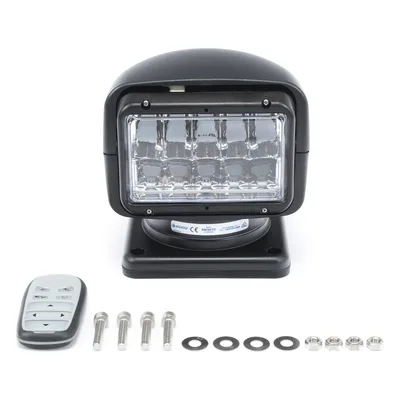 Faro Buscador / 7040 Lúmenes / Rotación 360° / Inclinación 90° / IP68 / 12-24 VCC / Uso Rudo