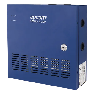 Fuente de poder profesional HEAVY DUTY de 11 - 15 Vcc @ 20 Amper, para 16 cámaras, con voltaje de entrada de: 110-220 Vca