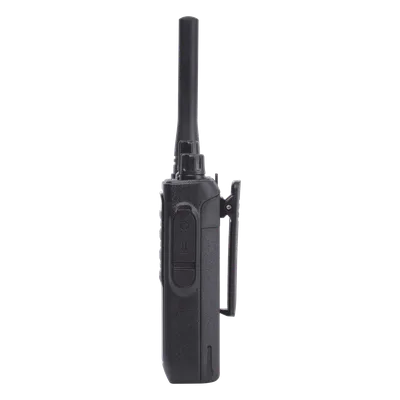 Radio Portátil Analógico UHF / 400-470 MHz / 2W / 16 Canales / VOX Manos Libres / Batería 6-8 hrs / 161 g (5.68 oz)