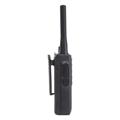 Radio Portátil Analógico UHF / 400-470 MHz / 2W / 16 Canales / VOX Manos Libres / Batería 6-8 hrs / 161 g (5.68 oz)