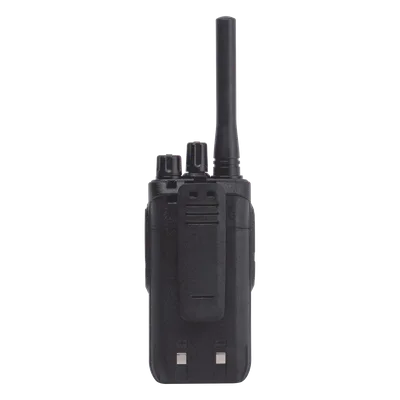 Radio Portátil Analógico UHF / 400-470 MHz / 2W / 16 Canales / VOX Manos Libres / Batería 6-8 hrs / 161 g (5.68 oz)