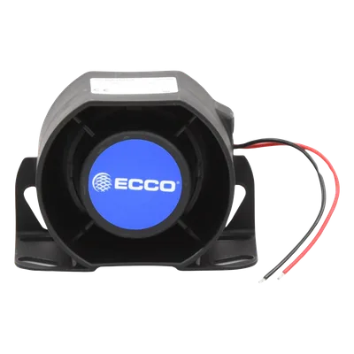 Alarma de Reversa Vehicular / 112 dB(A) / 12-36 VDC / Carcasa de Acero / Sellado Epoxi / 5.7" de Ancho