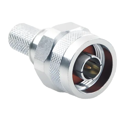 Conector N Macho / Pin Cautivo / Anillo Plegable / 0-11 GHz / 50 Ohm / Cables LMR-400, CNT-400, LP-400, RG8/U-SYS
