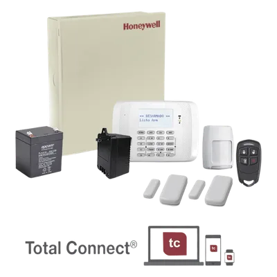 Kit VISTA-48 / teclado+receptor 6162RF / 2 contactos 5800MINI / 1 PIR 5800PIR / control remoto / hasta 48 zonas / 3 particiones