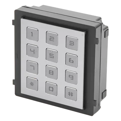 Módulo de Teclado para Frente de Calle / Apertura por Código / Llamada a Monitor / IP65 / Aluminio / -40 °C a +55 °C (-40 °F a 131 °F)