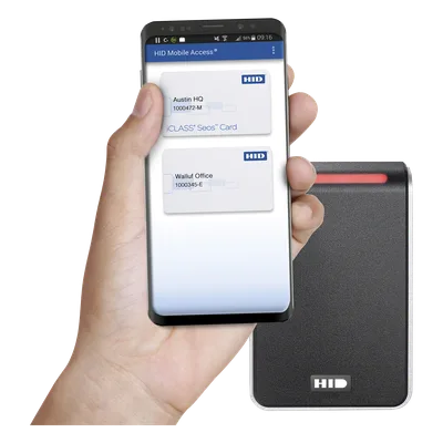 Credencial Móvil Virtual / Bluetooth 10 m (32.8 ft) / iOS y Android / Autenticación SEOS / Anti-Clonación