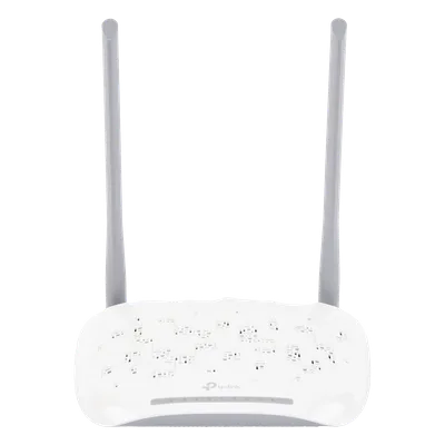 ONU/ONT Router GPON / Wi-Fi N 300 Mbps / 2.4 GHz / 1 Puerto GPON SC-APC / 1 Puerto GE + 1 Puerto FE / 1 Puerto POTS FXS / 2 Antenas 5 dBi