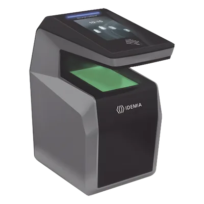 Lector de huella sin contacto / Multiformato MIFare, DESFire, Prox HID, iCLASS, QR / IP65 / PoE / Captura 4 dedos