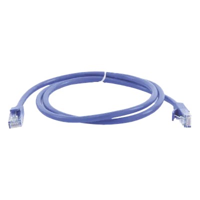 Cable de Parcheo UTP Cat6 / 1m (3.28 ft) / Azul / 26AWG CCA / 250MHz / Gigabit Ethernet