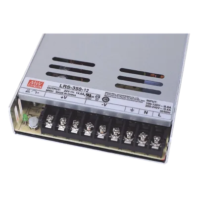 Fuente de Poder Conmutada / 350W / 12Vcc / 29A / Entrada 100-240Vca / 115x30x215 mm (4.5x1.2x8.5 in)
