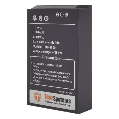 Batería Li-Ion / 3600 mAh / 13.68 Wh / 3.8 VCC / Compatible TE580PLUS