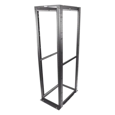 Rack de Cuatro Postes / 45 Unidades de Rack / 19" EIA / Carga 2500 lbs (1134 kg) / Profundidad 762 mm (30 in) / Rieles Numerados Roscados #12-24