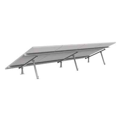 Montaje para Panel Solar, Riel "7" de 4200mm para Módulos con Espesor de 40mm, Velocidad de Viento Máx. 162km/h