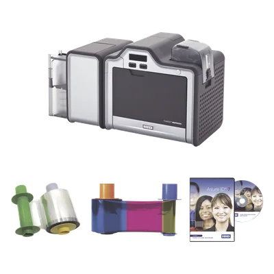 Kit Impresora Retransferencia / Un Lado / 300 dpi / 24 seg por tarjeta / Alimentador 200 tarjetas / USB / CR80