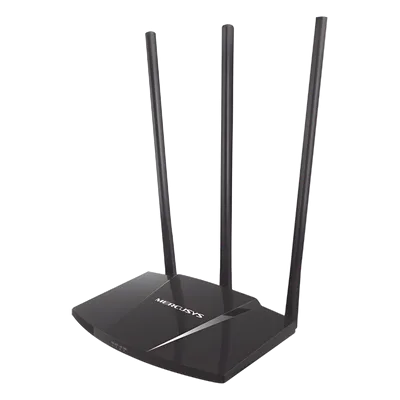 Router Inalámbrico N / 300 Mbps / 3 Antenas 7 dBi / 1 Puerto WAN 10/100 / 3 Puertos LAN 10/100 / Chip PA 2x Potencia