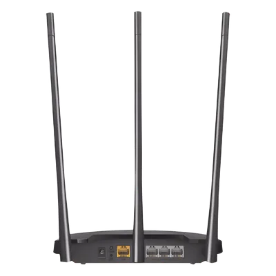 Router Inalámbrico N / 300 Mbps / 3 Antenas 7 dBi / 1 Puerto WAN 10/100 / 3 Puertos LAN 10/100 / Chip PA 2x Potencia