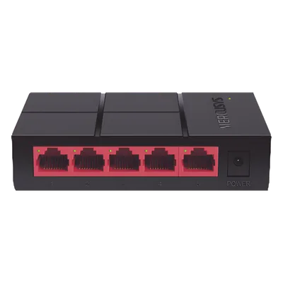 Switch de Escritorio / 5 Puertos Gigabit / 5 Gbps Capacidad de Conmutación / Sin Ventilador / Plug and Play
