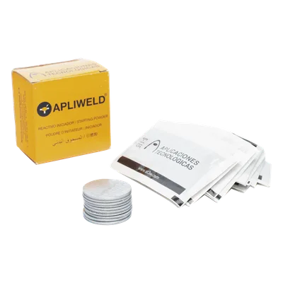 Tabletas de Soldadura Exotérmica ApliWeld-T / Compuesto Ø43 mm / 20 Piezas / Unión Molecular Permanente / Alta Conductividad