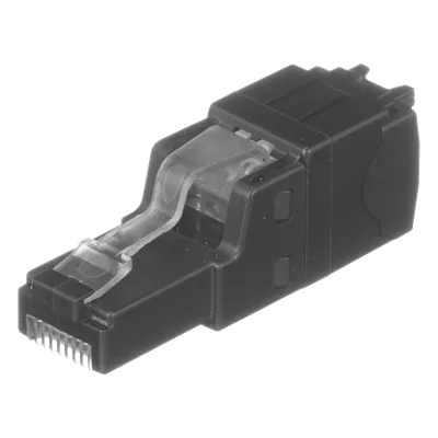 Plug RJ45 UTP / Cat6A / Terminación en Campo / 22-26 AWG / Recto y Angulado / 0.5-0.7 ft Equivalente