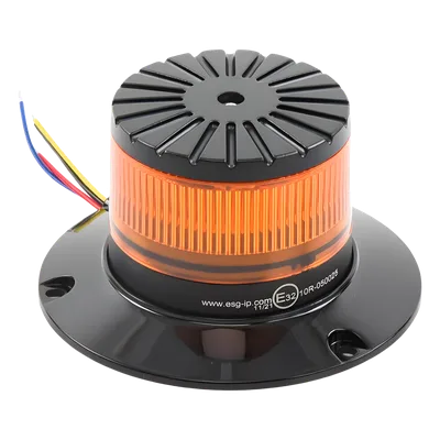 Baliza LED / 12-24 VCC / 1.4 A / IP67 / SAE J845 Clase II / -30°C a 50°C / Domo ámbar