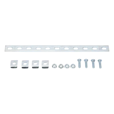Kit de uniones y derivaciones para charola / Acero al carbono / Acabado electrozincado 15-20 μm / 4 clemas / Clip ED275