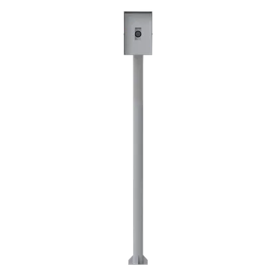 Base Tubular para Lectora RFID / Acero Calibre 14-16-18 / 1206 mm (3.96 ft) de Alto / 3.3 kg / Pintura Electrostática Gris Mate / Anclaje Barrenancla Incluido