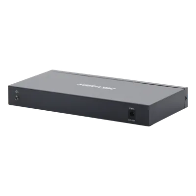 Switch Gigabit PoE+ / No Administrable / 8 Puertos 1000 Mbps PoE+ / 1 Puerto 1000 Mbps de Uplink + 1 Puerto SFP / 110 Watts