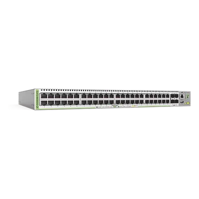 Switch PoE+ Administrable Capa 3 / 48 Puertos Gigabit + 4 SFP / 740 W PoE+ / 104 Gbps / 77.4 Mpps