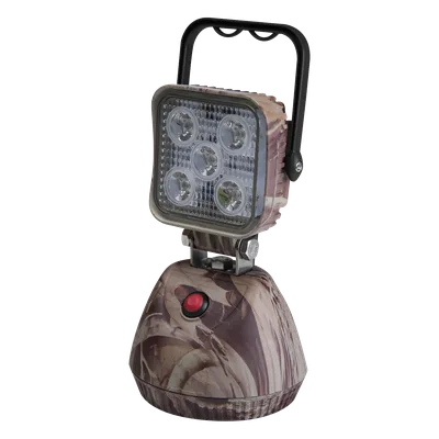 Luz de Trabajo LED Recargable / 650 Lúmenes / 3 Modos de Iluminación / Base Magnética / Autonomía 3-4 Horas