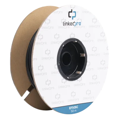 Carrete de Fibra Óptica / Monomodo 9/125 / SC-SC Duplex / 50 m (164.04 ft) / Kevlar / Subterráneo