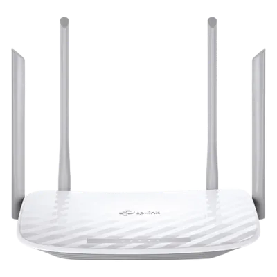 Router Wi-Fi 5 / Doble Banda AC1200 / 4 Antenas Externas / 4 Puertos LAN 10/100 Mbps / MU-MIMO 2x2 / Modo Triple Operación