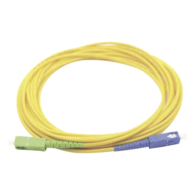 Jumper de Fibra Óptica / Monomodo OS1/OS2 / SC/UPC-SC/APC / Simplex / 3 m (9.84 ft) / PVC Amarillo