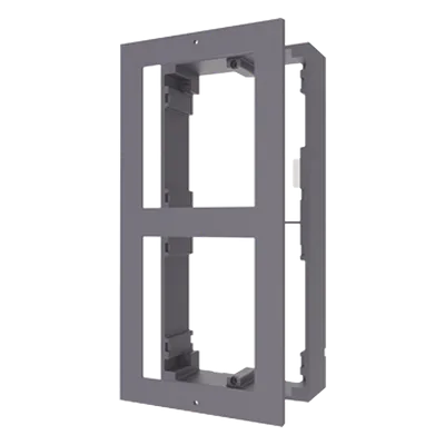 Base de Montaje para Videoportero IP / 2 Módulos / Superficie / Aluminio / -40°C a +60°C (-40°F a 140°F)