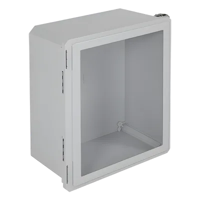 Gabinete de Fibra de Vidrio / IP66 / 554 x 461 x 263 mm / Puerta Transparente Removible / 1.82 x 1.51 x 0.86 ft