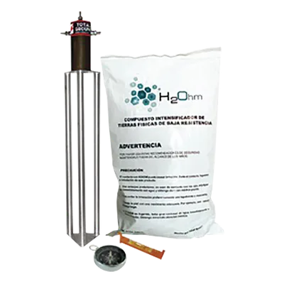 Kit antivandálico de puesta a tierra / 45 A / Resistencia