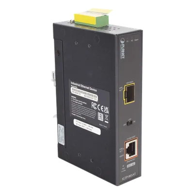 Convertidor de Medios PoE Industrial / SFP 1000BASE-X a RJ45 Gigabit / PoE+ 802.3at 30W / -40 a 75°C / IP30 / 12-48V CC o 24V CA